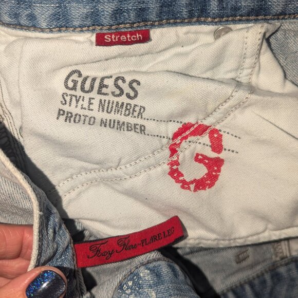 Guess Jeans Size 30 Foxy Flare - Picture 6 of 6